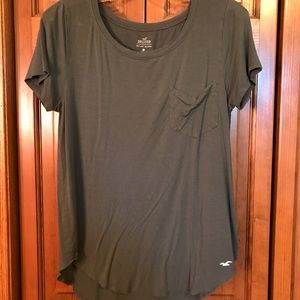 Olive Green Hollister T-shirt